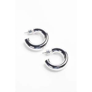 NEW EKLEXIC baby ryan hoops in silver